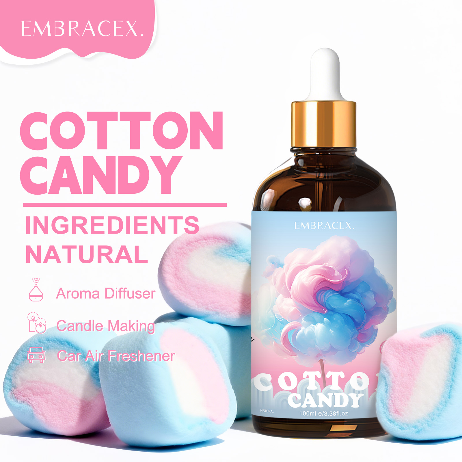 100ml Cotton Candy Fragrance O - огляд і ціна Home Fragrance Gift